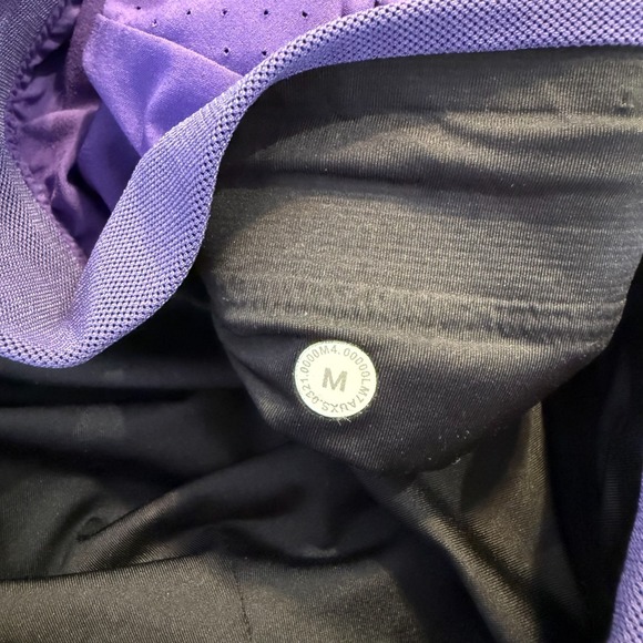 Lululemon Mens Medium Fast & Free 3" Lined Split Shorts Purple - Picture 3 of 9